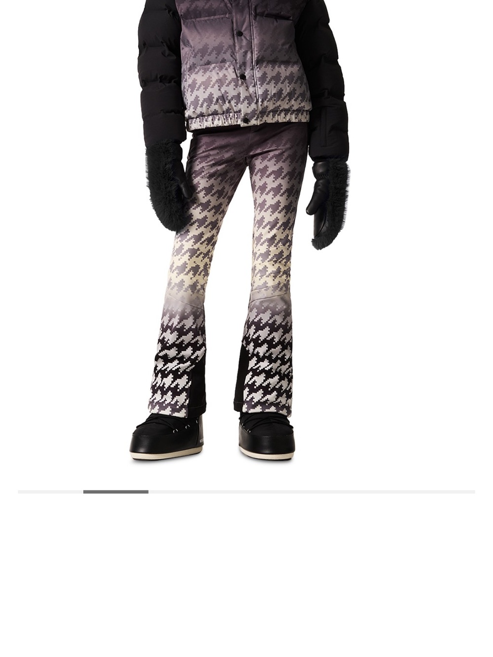 Perfect moment beautiful ombre ski jacket